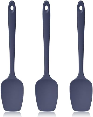 600ºF Heat Resistant Silicone Spoon Spatula Set of 3