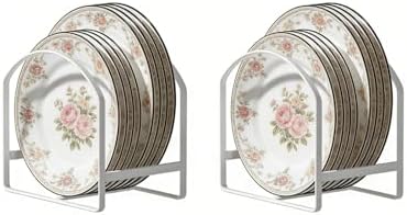 2 Pack Kitchen Plate Holder Organizer