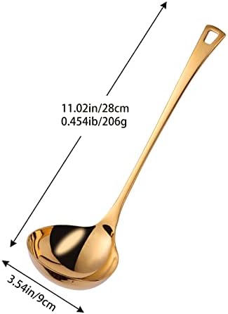 4 oz. High Grade Kitchen Ladle Heavy Duty Soup Ladle 11 Inch Stainless Steel