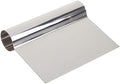 Winco 5 1/4" x 4 1/4" Stainless Steel Dough Scraper