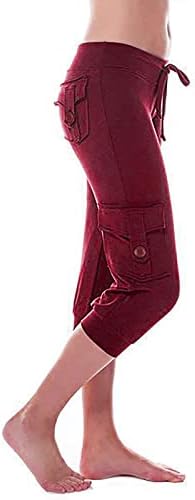 Cargo Capris for Women Casual Summer 2026 Plus Size Capri Pants Lightweight