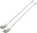 12“ Extra Long Cocktail Mixing Spoon Set Food-Grade 18/8 Stainless Steel