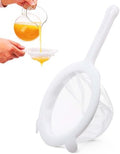 Ultra Fine Mesh Strainer with Handle & Resting Tabs, 200 Mesh 5.9", Plastic