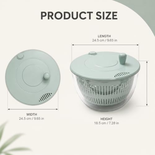 5-Blade Salad Spinner, Mandoline Vegetable Slicer and Juicer