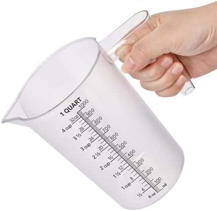 32oz Measuring Pitcher with Permanent Laser-Etched Markings