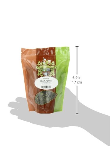 Peach Apricot White Tea - 2oz | Loose Leaf Tea | Light and Fruity Blend with Real Peach and Apricot Flavor | Delicate Floral Notes | Resealable Pouch | Summer Iced Tea or Hot Brew
