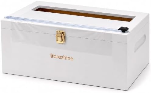 Libreshine 12-Inch Bamboo Plastic Wrap Dispenser