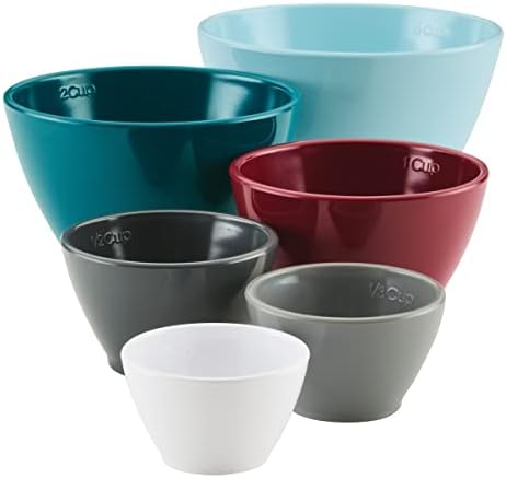 Rachael Ray Tools and Gadgets Nesting/Stackable Measuring Cups Set, 6 Piece