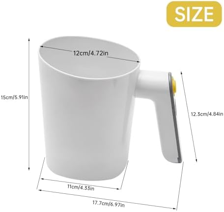 Electric Flour Sifter, Battery Operated Flour Sieve, 4 Cup/1L Baking Tool