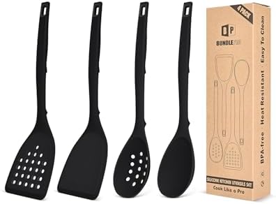 BUNDLEPRO Silicone Cooking Utensils Set