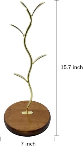 Mi hogar Leaf-Shaped Mug Tree Stand