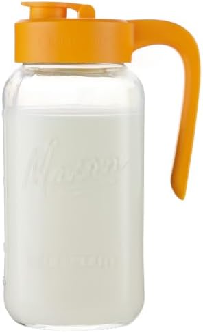 Mason Jar Pitcher, 64 oz, Glass Pitcher