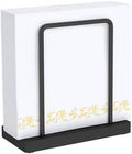 STWWO Napkin Holder for Table, Wood Metal Napkin Holder for Kitchen Dining