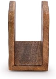 Samhita Burning Finish Mango Wood Napkin Holders