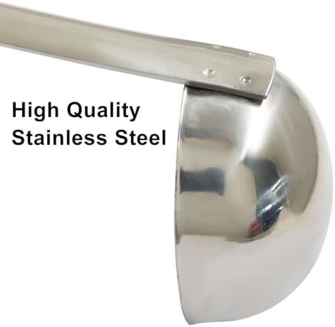 Hitefu 3 Pcs Stainless Steel Soup Ladle Set, 3 oz