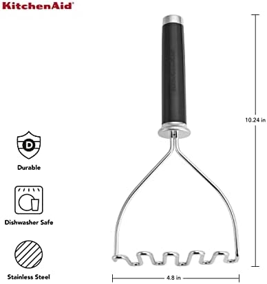 KitchenAid Gourmet Stainless Steel Wire Masher, 10.24-Inch