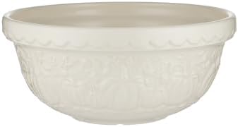 Mason Cash In the Pumpkin Patch S24 Mixing Bowl, 2.15 Qt, Embossed Pumpkin