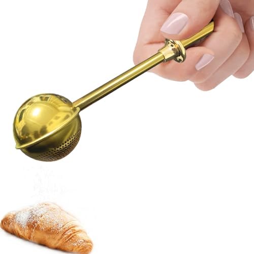 JETKONG Powdered Sugar Shaker Duster Flour Dispenser Shaker