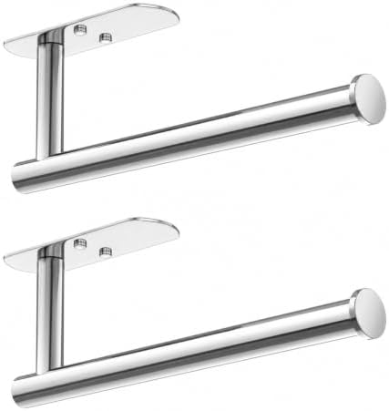 VAEHOLD Self Adhesive Paper Towel Holder Under Cabinet Mount, Wall Mounted