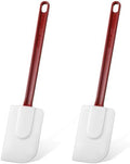 Lounsweer 2 Pcs Heat Resistant Silicone Spatula 10 Inch