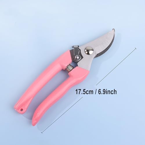 2pcs Garden Flower Shears Pruning Shears 6.9 inches Scissors Lightweight Plant