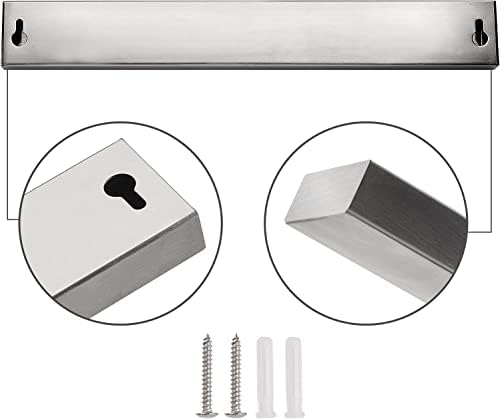 16 Inch Magnetic Knife Holder for Wall No Drill Stainless Steel
