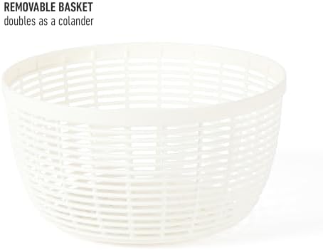 Calphalon Aero 6.3-Qt Stainless Steel Salad Spinner, Fruit & Vegetable Washer