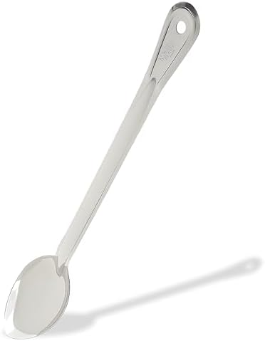 Winco 15" Stainless Steel Basting Solid Spoon