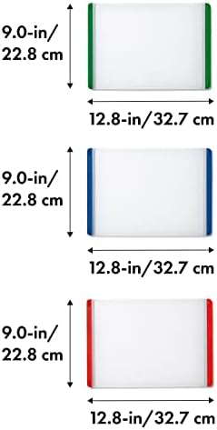 OXO Good Grips 3-Piece Plastic Everyday Cutting Board Set