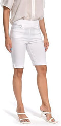 Jenna Rose Women's Pull-On Dress Shorts w/D-Ring – Work & Office Casual