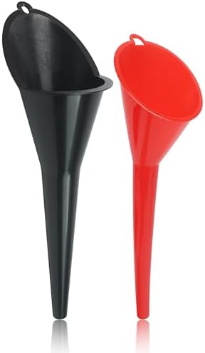 2pcs Long Skinny Neck Oil Funnel