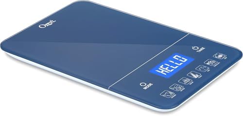 Ozeri Touch III 22 lbs Digital Kitchen Scale, in Tempered Glass