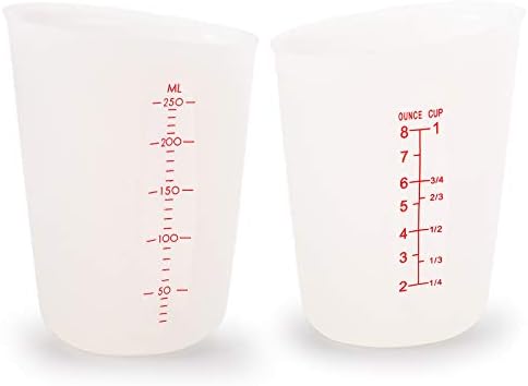 Hedume Set of 4 Silicone Flexible Measuring Cups