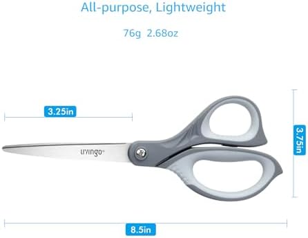 LIVINGO 3 Pack 8.5" Sharp Scissors