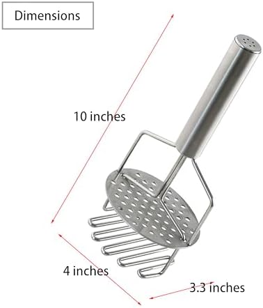 Double Potato Mashers, Stainless Steel Food Mashers, Double Potato Mash Hand