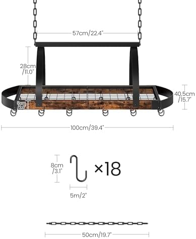 CHOEZON Hanging Pot Rack, Pot Hanger