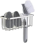 SunnyPoint NeverRust Deluxe Kitchen & Bathroom Sink Sponge Holder Organizer