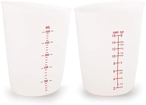 Hedume Set of 4 Silicone Flexible Measuring Cups
