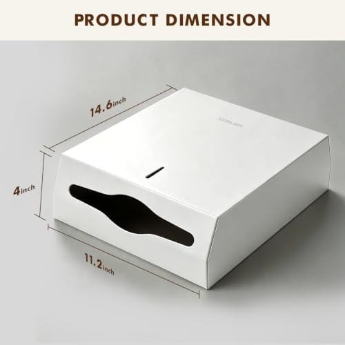Gorlary Commercial Paper Towel Dispenser Wall Mount