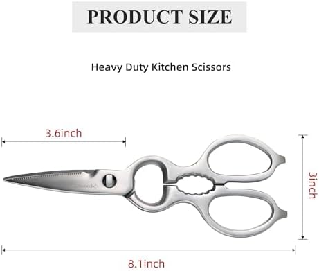 Sunnecko Heavy Duty Kitchen Scissors