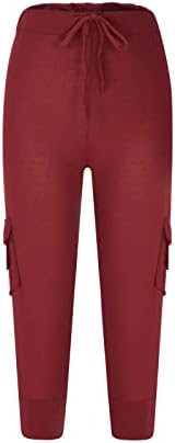 Cargo Capris for Women Casual Summer 2026 Plus Size Capri Pants Lightweight