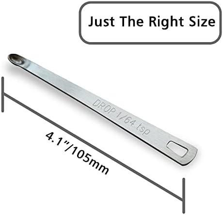 3PCS 1/64tsp Mini Measuring Spoon, Small Teaspoon