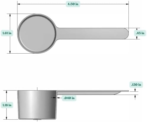 32 mL Long Handle Plastic Measuring Spoon