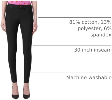 HUE Women's Essential Denim Leggings