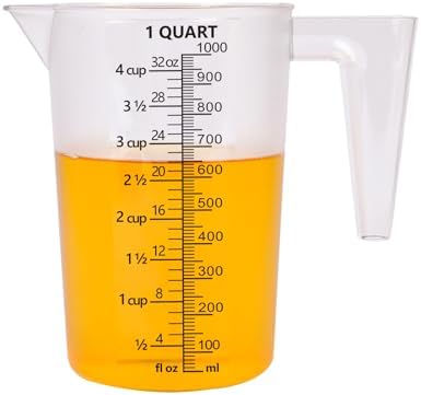 32oz Measuring Pitcher with Permanent Laser-Etched Markings