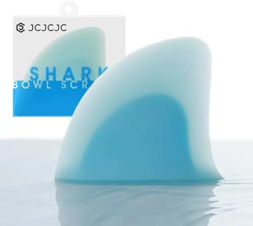 "Shark Fin" Bowl Scraper, Silicone Kitchen Scraper Tool