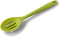 Zeal Silicone Non Scratch Slotted Spoon, Lime Green, 28 cm