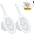 2Pcs Ultra-Fine Mesh Strainer Set, 200 & 400 Micron Nylon Sieve