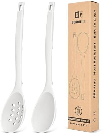 BUNDLEPRO Silicone Cooking Spoons