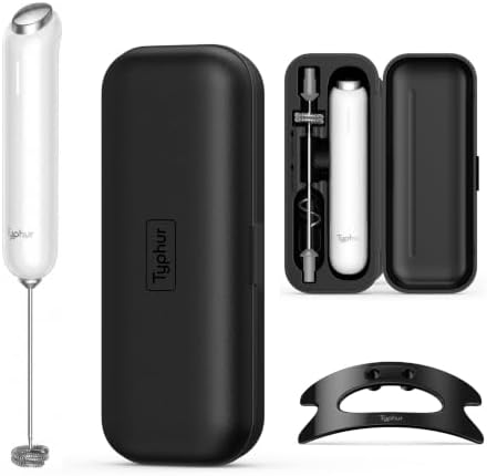 Typhur InstaWhisk Electric Milk Frother - 1500mAh Type-C Rechargeable Handheld